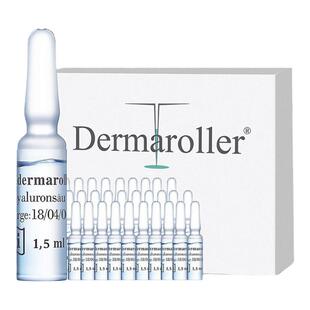 Dermaroller升级玻尿酸安瓶次抛精华30支补水保湿紧致欧洲直邮