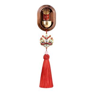 2026招财门铃铃铛入户玄关磁吸装饰乔迁布置新居开业礼物醒狮风铃