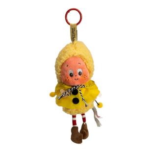 星星人理发假发辫发夹泡泡玛特毛绒挂件着替装爆炸头衣服雨衣配饰