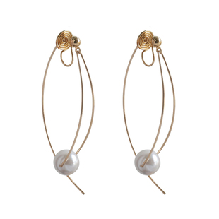 【新垣结衣同款】超仙珍珠耳夹无耳洞女冷淡风耳环女仙气森系耳饰