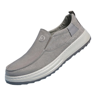 达官贵人老北京布鞋新款轻便软底中老年休闲透气一脚蹬爸爸开车鞋