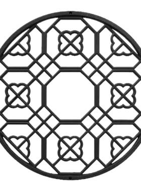 1米圆形透窗中式树脂透窗
