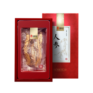 国药冯了性长白山人参中药饮片非野山参过年送礼礼盒走亲戚送长辈