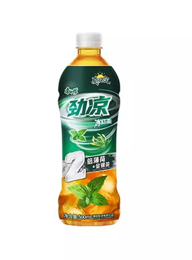 康师傅冰红茶双倍薄荷劲凉冰红茶饮料清爽解渴饮品500ml*15瓶整箱