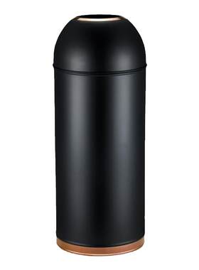 奶茶店商用垃圾桶圆形无盖30L