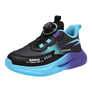 巴布豆春季男童跑步鞋儿童运动鞋网面透气减震男孩学生软底超轻便