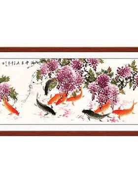 新中式沙发背景画|超5000次加购