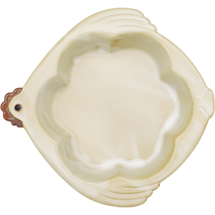 日本制Meister Hand憨萌动物一人食蛋锅烤盘早餐甜点盘可入烤箱