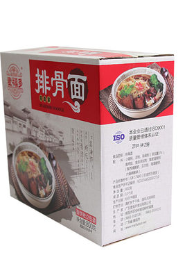 麦福多排骨面蒸面碗面条 早餐煮面炒面方便面面饼非油炸 一箱包邮