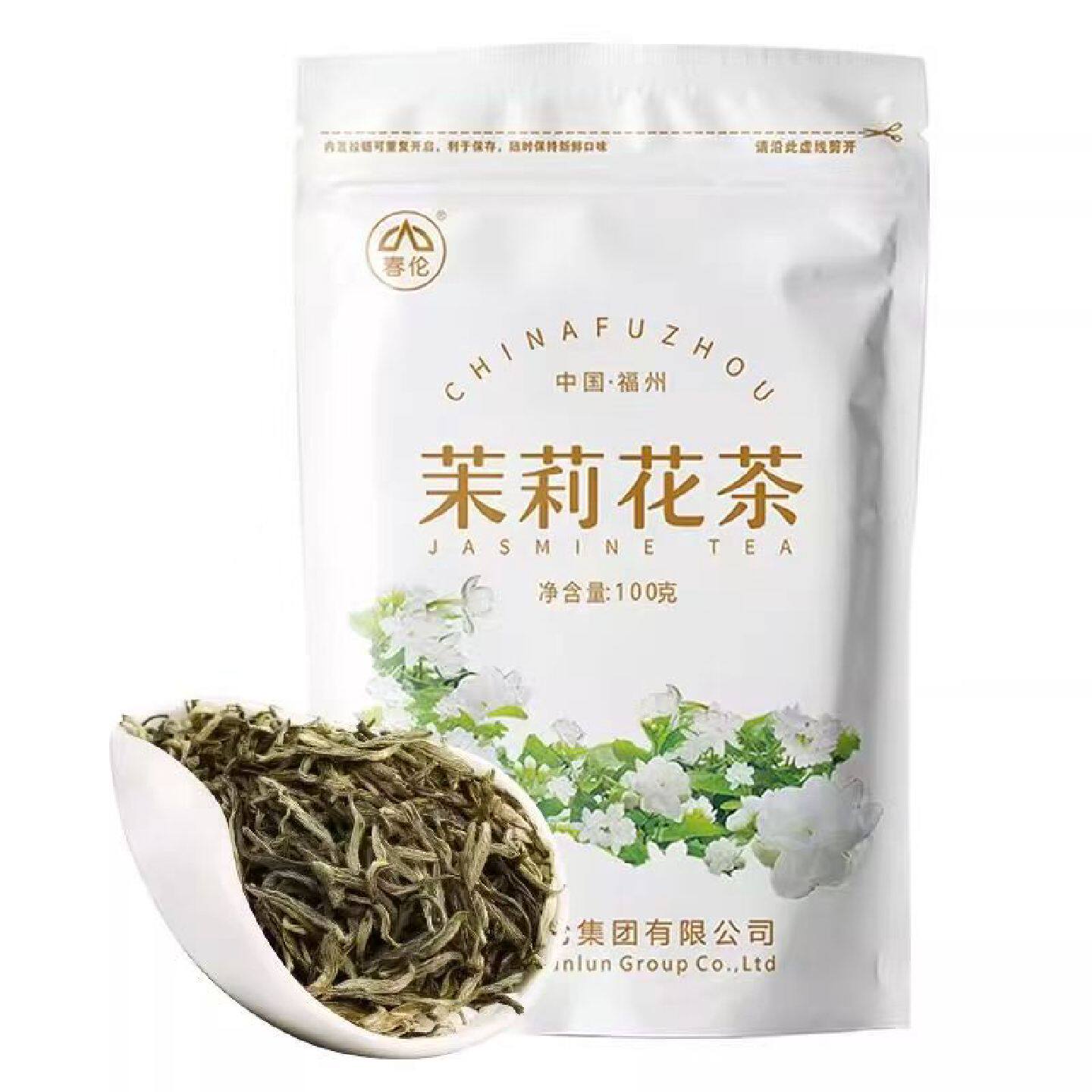 春伦茉莉花茶当季新茶浓香耐泡口粮茶原产福建福州茶叶袋装100g