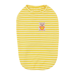 狗狗衣服夏季夏天薄款比熊柯基柴犬小型犬幼犬春秋款宠物条纹背心
