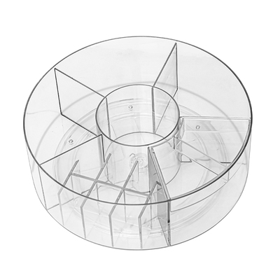 【旋转分格】化妆品收纳盘
