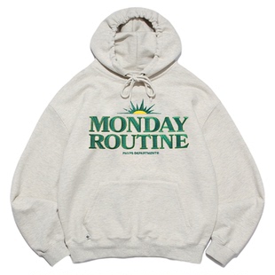 PHYPS韩国春季休闲百搭简约时尚日常连帽卫衣MUSINSA