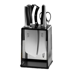 刀架置物架家用厨房台面放菜刀单独刀具架简易装插刀收纳一体架子