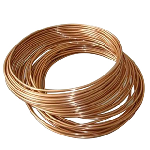 机床润滑油管 T2紫铜管油管 空调铜盘管软态无缝铝管空心尼龙油管