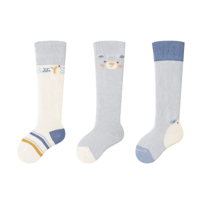 婴儿袜子春秋纯棉a类无骨松口袜