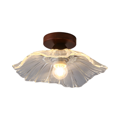 中古风铁艺玻璃玄关灯入户过道灯