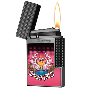 女士高颜值火机奢华风送男友情人节礼物新款朗声充气定制品牌正品