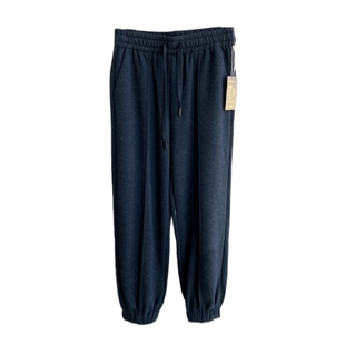 AMR UU◆小个子显腿长～慵懒羊毛休闲束脚直筒裤女2025新款秋冬季