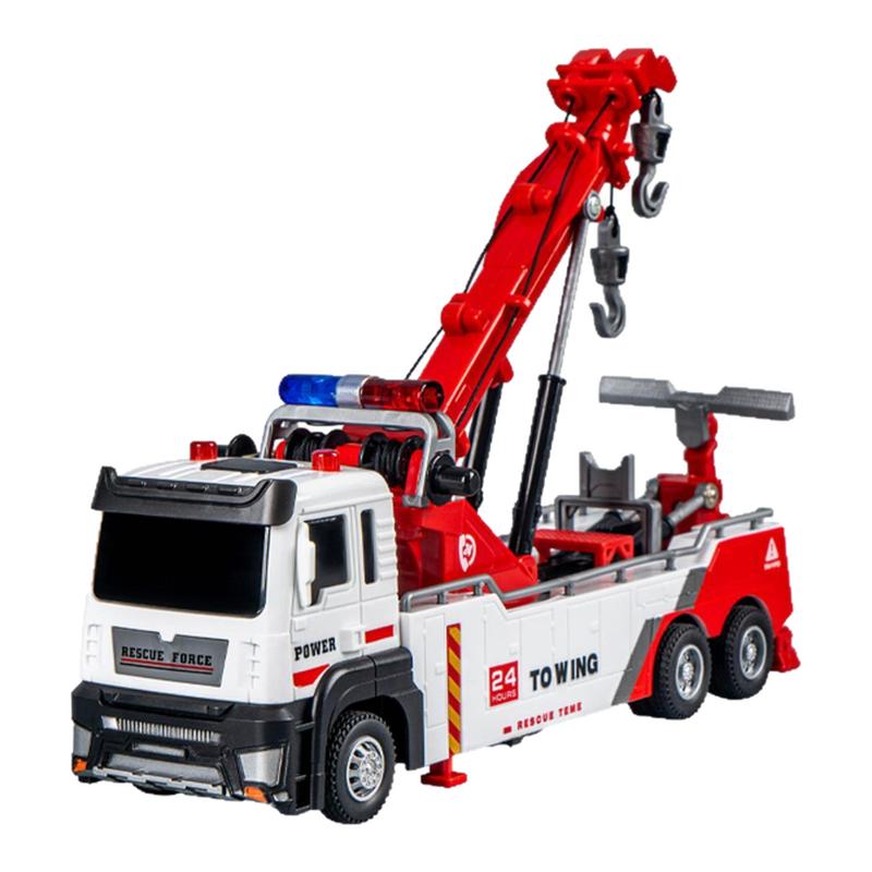 吊机车玩具车儿童大号合金道路