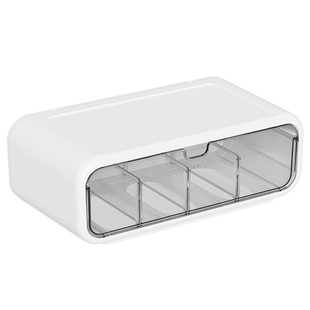 桌面吧唧展示架透明防尘谷子抽屉收纳盒周边勋章小卡分格整理置物