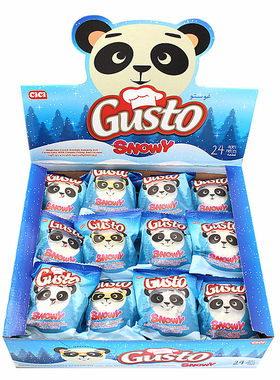 进口gusto奶油糕点网红椰蓉雪球