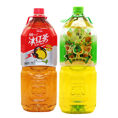 统一2L大瓶红茶绿茶饮料6瓶装