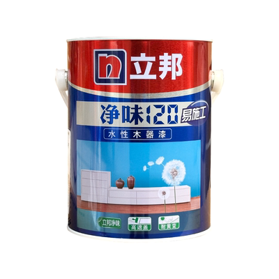 改色自刷水性木器漆立邦清水调漆