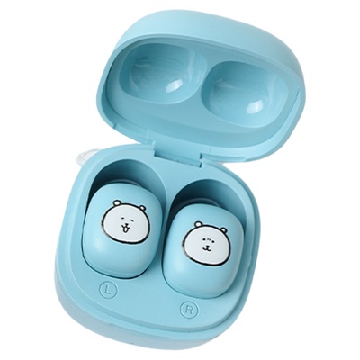 正版自嘲熊方糖蓝牙耳机2026新款可爱真无线入耳式降噪耳机长续航