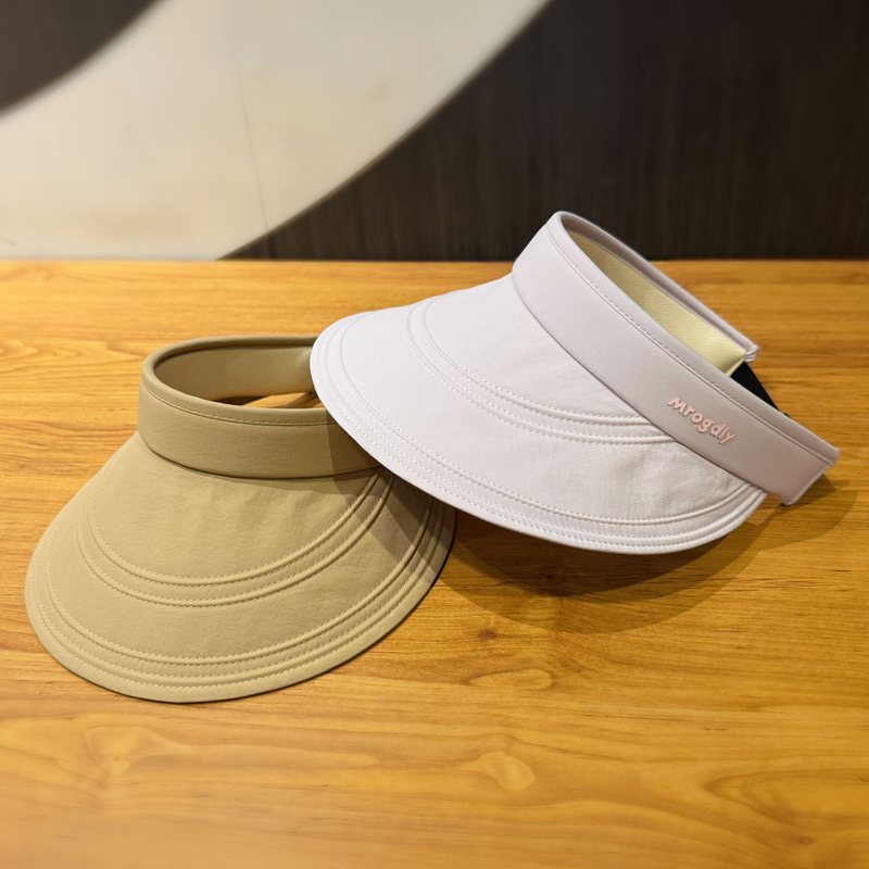 2025年新款遮阳空顶运动骑行女帽百户外防晒帽子透气搭遮阳太阳帽