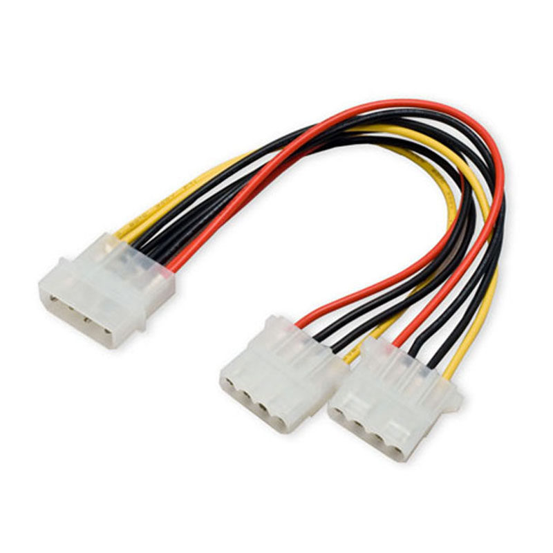 FVH IDE电源线 一分三线 电源1转3大4Pin电源1分3硬盘线USB转SATA