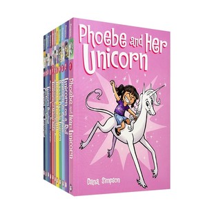 Phoebe and Her Unicorn 菲比和她的独角兽1-11 13-20 全彩漫画 冒险故事 儿童英语课外读物 英文原版进口图书