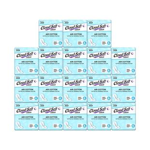 555卫生巾绵柔轻薄透气夜用290mm姨妈巾18包72片小包装