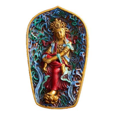 正定隆兴寺倒坐观音冰箱贴河北