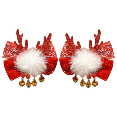 儿童中国风花朵流苏发夹发饰