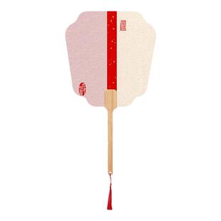 广告扇子定制来图定制宣传扇空白宣纸扇子双面印刷logo图案古风扇