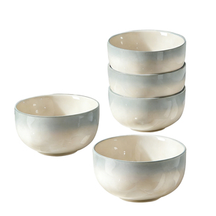 饭碗家用2026新款简约高颜值碗盘碟子餐具漂亮的小碗高级感面碗