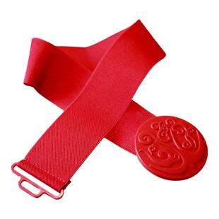 东航空姐连衣裙腰带红色塑料松紧6厘米女乘务员皮带东方航空腰封