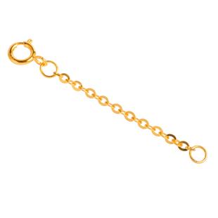 延长链18k金项链加长链手链黄金白金珍珠纯金玫瑰金配件可调节