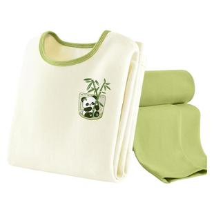 棉致儿童秋衣秋裤男童睡衣a类纯棉保暖男孩家居服青少年内衣套装