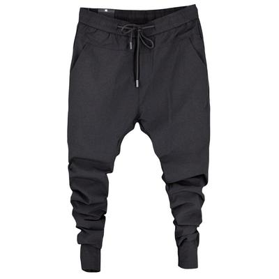 小脚弹力黑色速干韩版潮流休闲裤