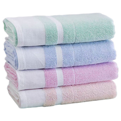 萃众全棉丝光吸水不掉毛洁面巾