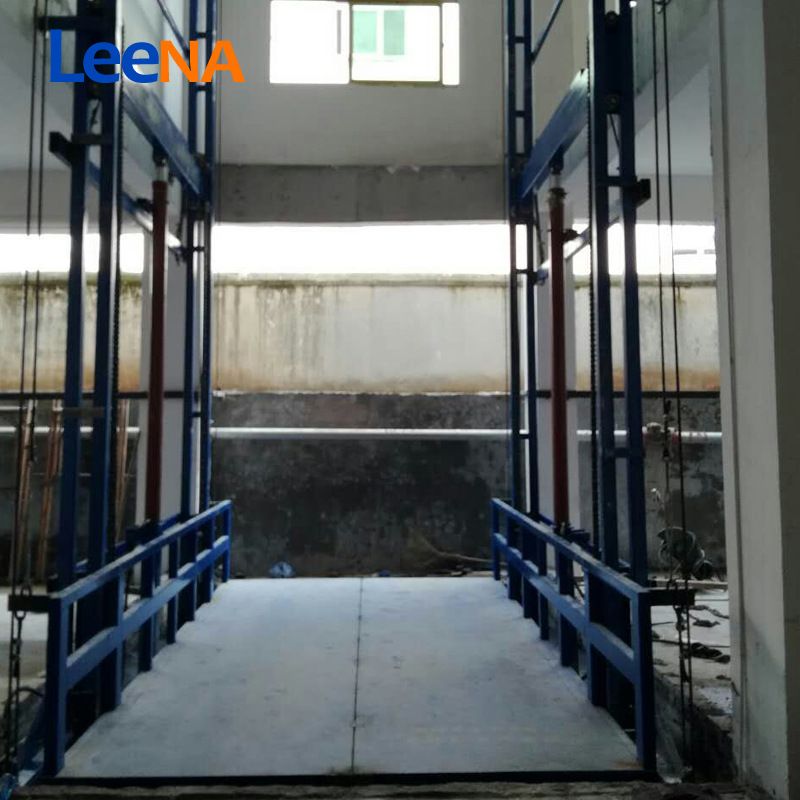 济南固定式升降机车库液压升降平台汽车举升机导轨式液压升降货梯