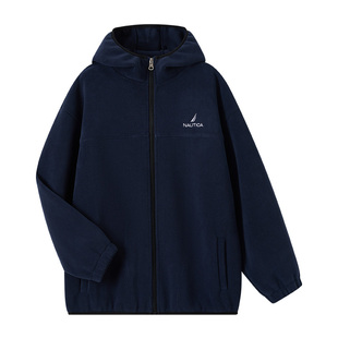 【加绒玉米格】NAUTICA童装 男童女童抓绒针织外套秋冬季儿童外衣
