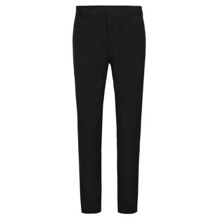 华夏银行上班西裤男职业正装行服藏青色男士直筒西装裤工作服裤子