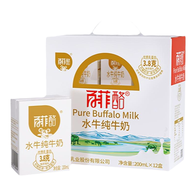 200ml*12早餐奶营养水牛百菲酪