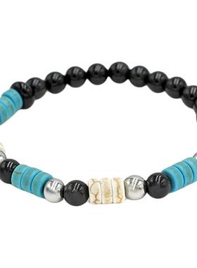 RedBi赤兔商店 天然松石新中式尼泊尔印第安民族复古原创手串手链