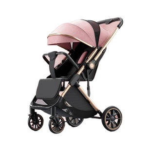 wisesonle轻便折叠婴儿推车可坐可躺景观双向推行新生儿遛娃神器