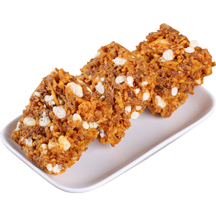 浙江农家传统纯手工冻米糖童年小吃米花糖地瓜丝米胖芝麻花生糖