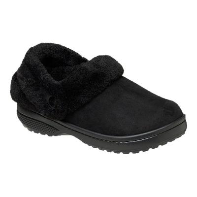 Crocs经典雪绒仿麂皮洞洞鞋